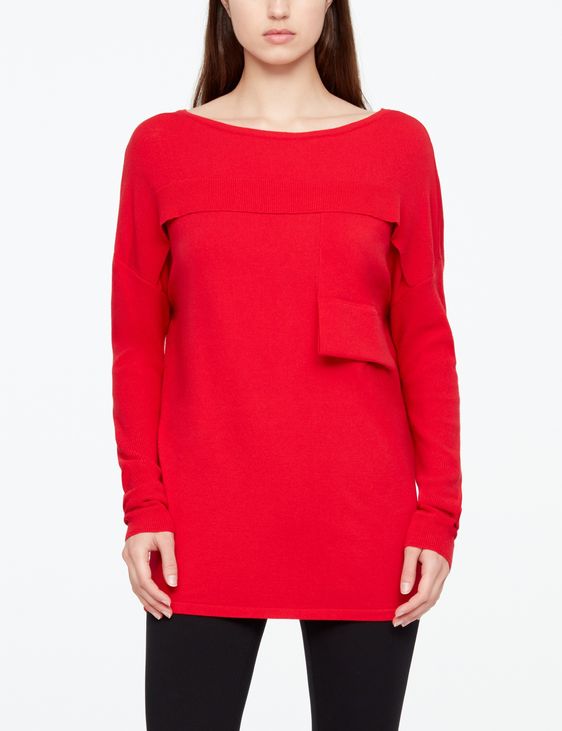 Sarah Pacini PULLOVER, LANGAERMELIG - GESTREIFT