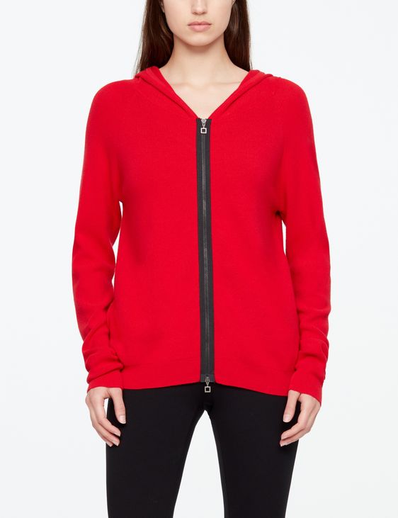 Sarah Pacini CARDIGAN - MIT KAPUZE