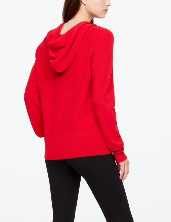 Sarah Pacini CARDIGAN - MIT KAPUZE