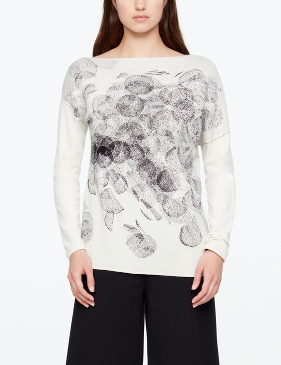 Sarah Pacini PULL ASYMÉTRIQUE - JACQUARD
