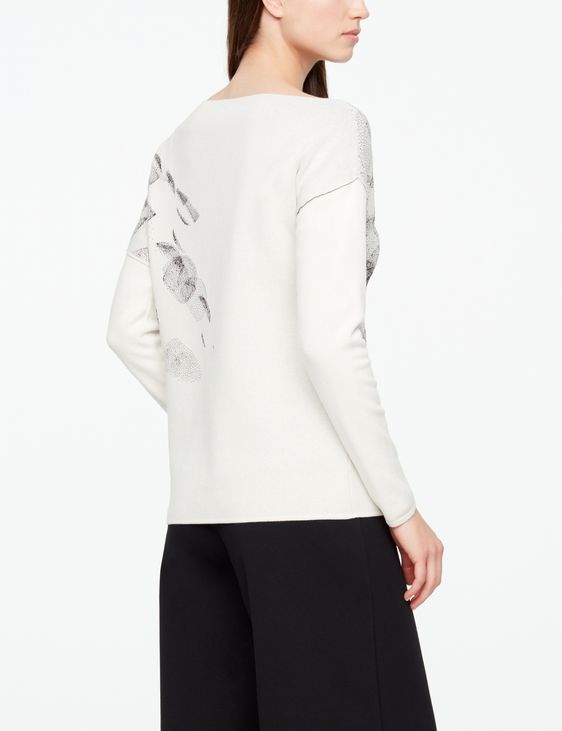 Sarah Pacini PULL ASYMÉTRIQUE - JACQUARD