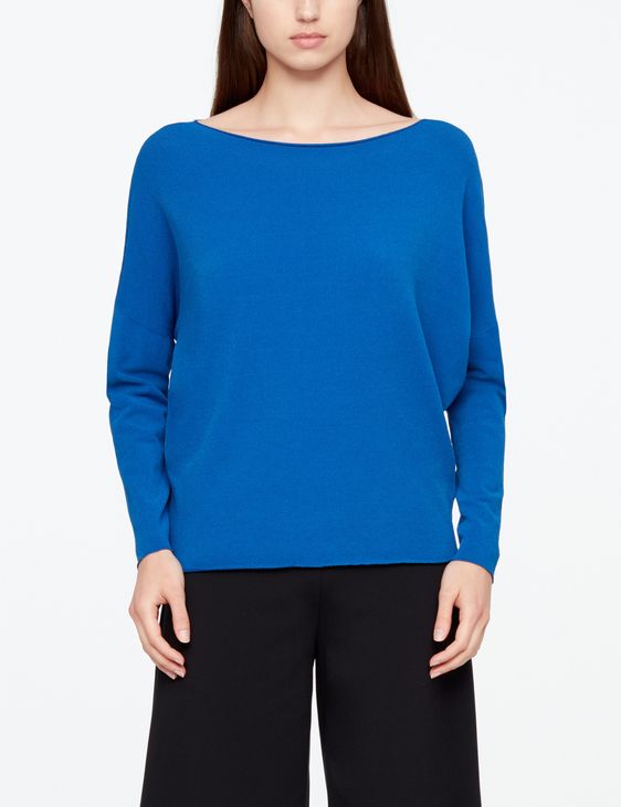 Sarah Pacini REVERSIBLE SWEATER - MESH STRIPES