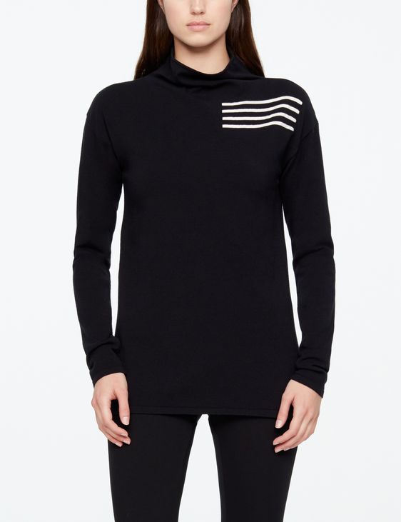 Sarah Pacini PULLOVER YI JING - TRICHTERAUSSCHNITT