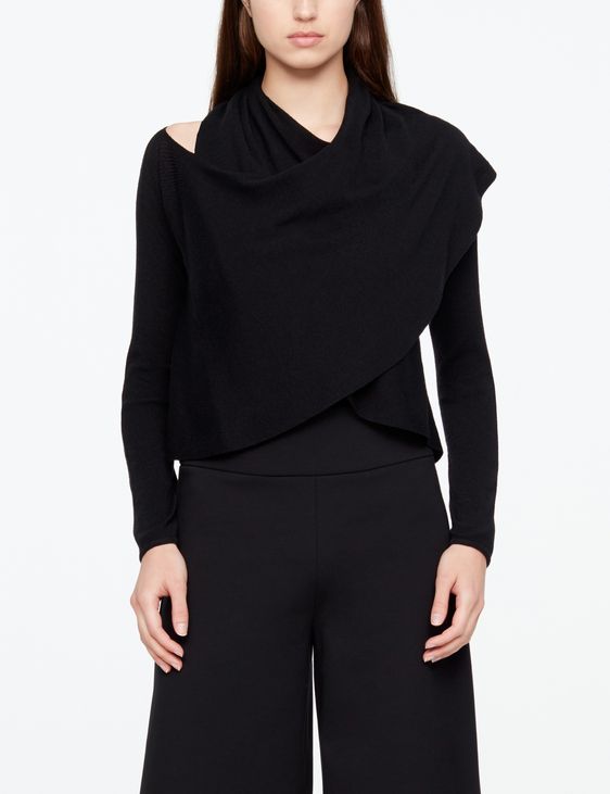 Sarah Pacini WOLLPULLOVER - FRONT TWIST