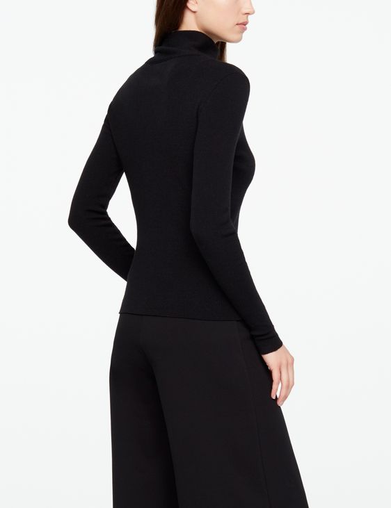 Sarah Pacini PULL EN LAINE - COL CROISÉ