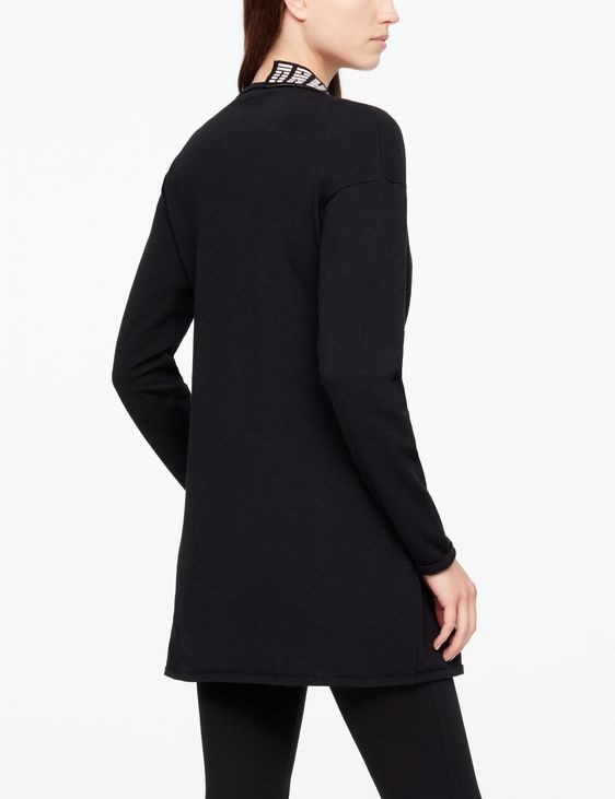 Sarah Pacini LANGÄRMELIGER CARDIGAN - HEXAGRAMM