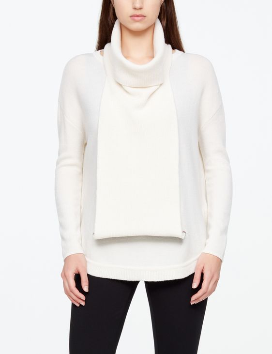 Sarah Pacini MERINO-PULLOVER - RUNDSAUM
