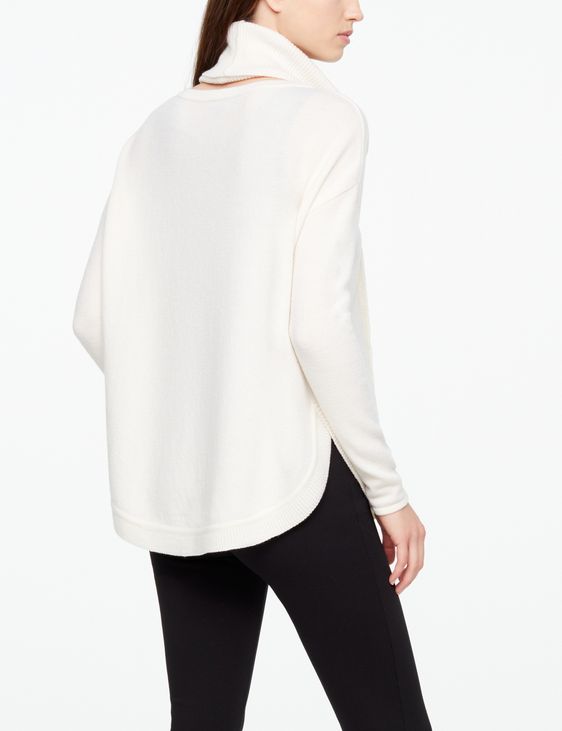 Sarah Pacini MERINO-PULLOVER - RUNDSAUM