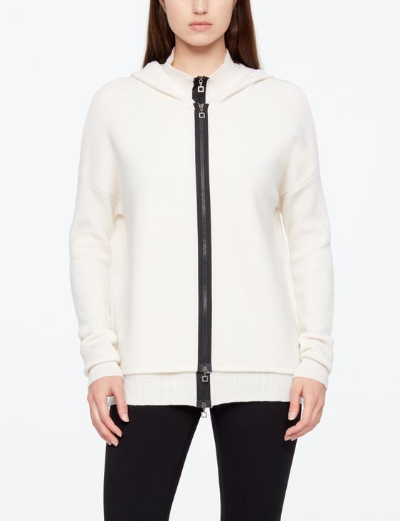 Sarah Pacini MERINO CARDIGAN - BOMBER
