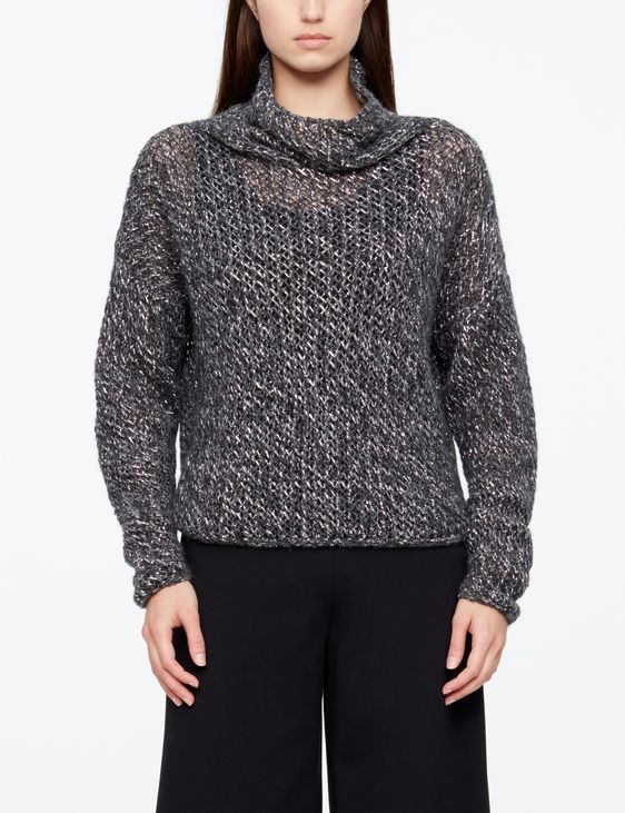 Sarah Pacini PULLOVER BABY ALPAKA - KAPUZENKRAGEN