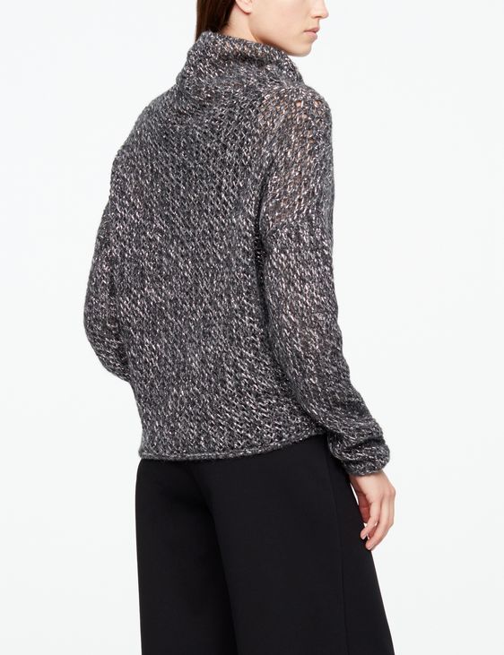 Sarah Pacini PULLOVER BABY ALPAKA - KAPUZENKRAGEN