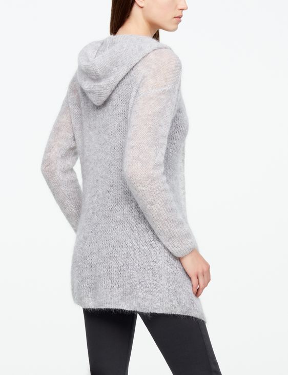 Sarah Pacini MOHAIR-CARDIGAN - SCHLITZTASCHEN