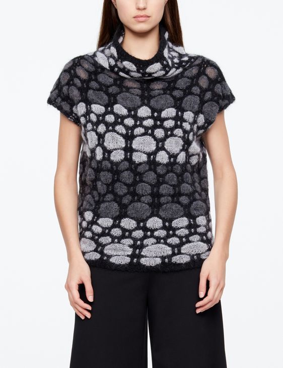 Sarah Pacini MOHAIR WOLLEN TRUI - LANG