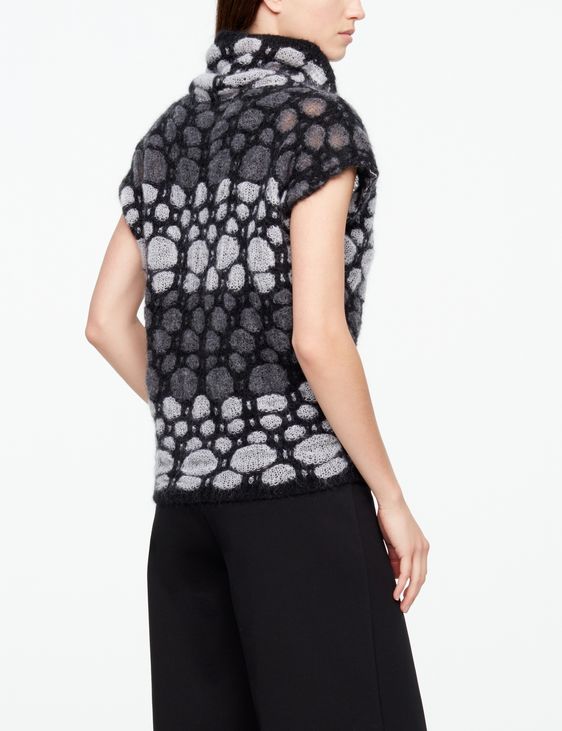 Sarah Pacini MOHAIR WOLLEN TRUI - LANG