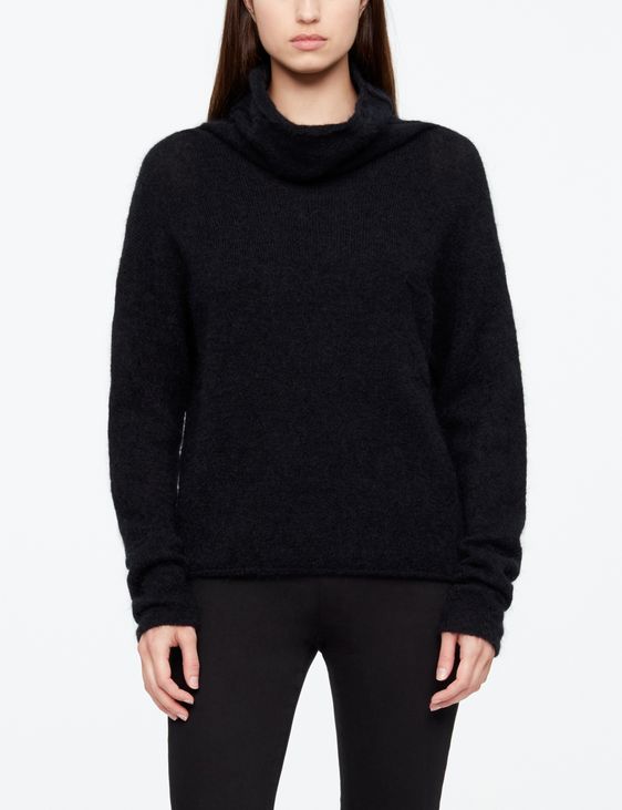 Sarah Pacini MOHAIR-MERINO-PULLOVER - KURZ