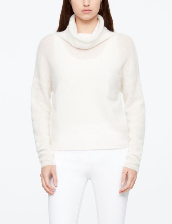 Sarah Pacini PULL COURT - MOHAIR-MÉRINO