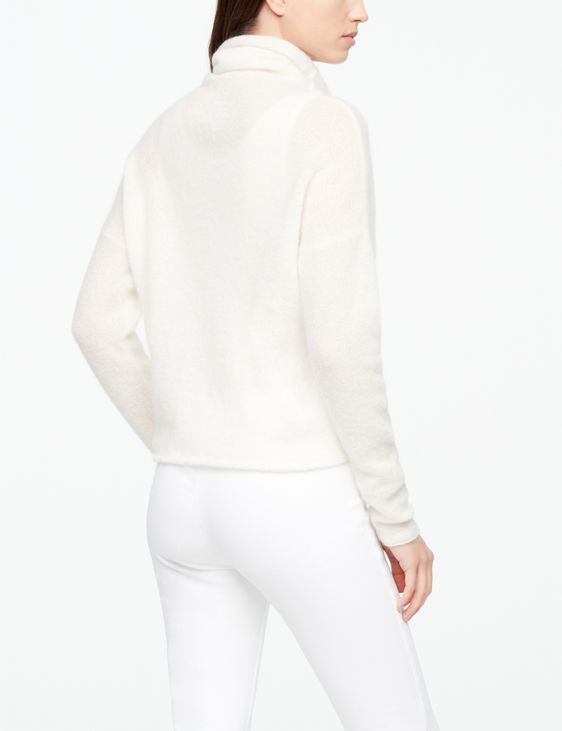 Sarah Pacini PULL COURT - MOHAIR-MÉRINO