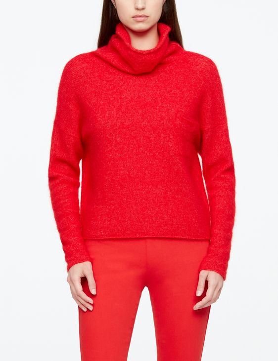 Sarah Pacini PULL COURT - MOHAIR-MÉRINO