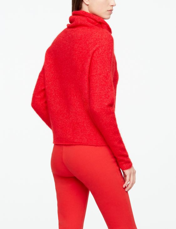 Sarah Pacini PULL COURT - MOHAIR-MÉRINO