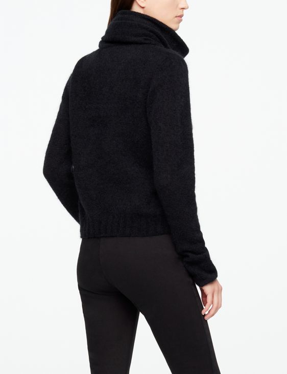 Sarah Pacini MOHAIR-MERINO SWEATER - SCARF
