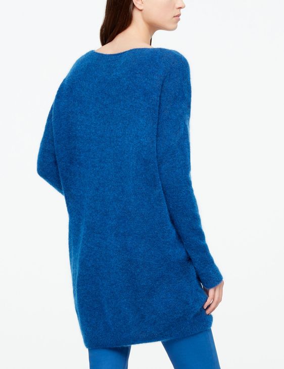 Sarah Pacini MOHAIR-MERINO SWEATER - V-NECK