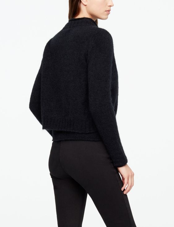 Sarah Pacini MOHAIR-MERINO CARDIGAN - KURZ