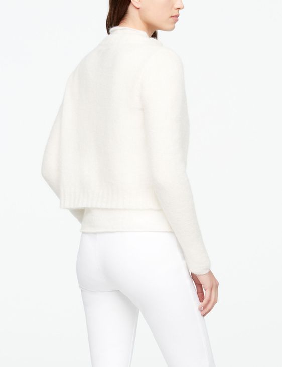 Sarah Pacini MOHAIR-MERINO CARDIGAN - SHORT
