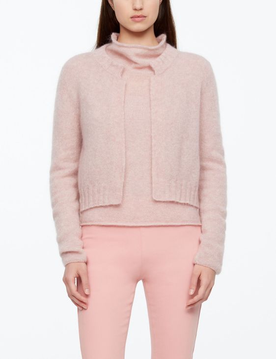 Sarah Pacini MOHAIR MERINO CARDIGAN - KORT