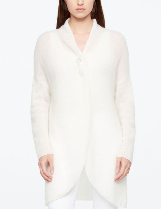 Sarah Pacini MOHAIR-MERINO CARDIGAN - LONG
