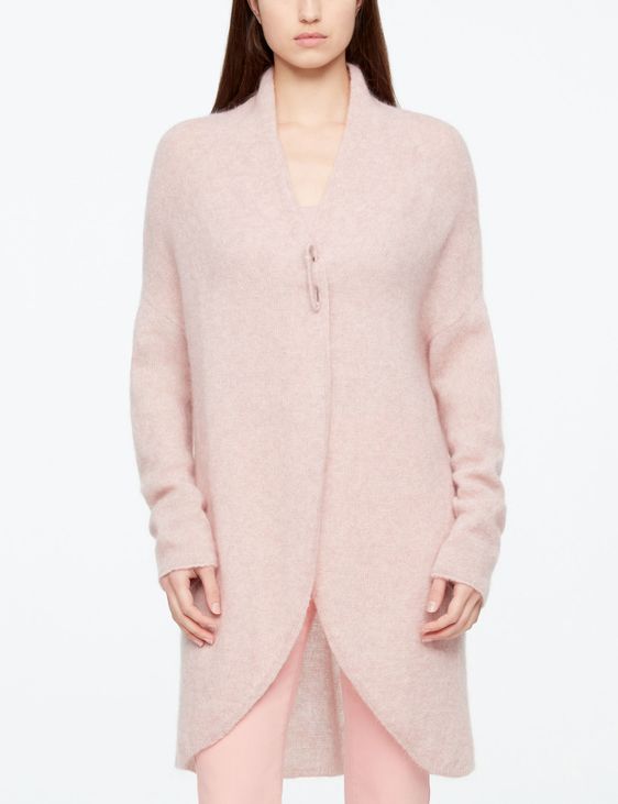 Sarah Pacini MOHAIR-MERINO-CARDIGAN - LANG