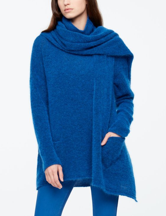 Sarah Pacini ÉCHARPE - MOHAIR-MÉRINO - POCHE