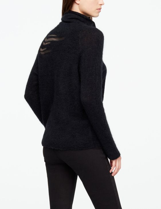 Sarah Pacini PULL MANCHES LONGUES - DÉTAIL MESH