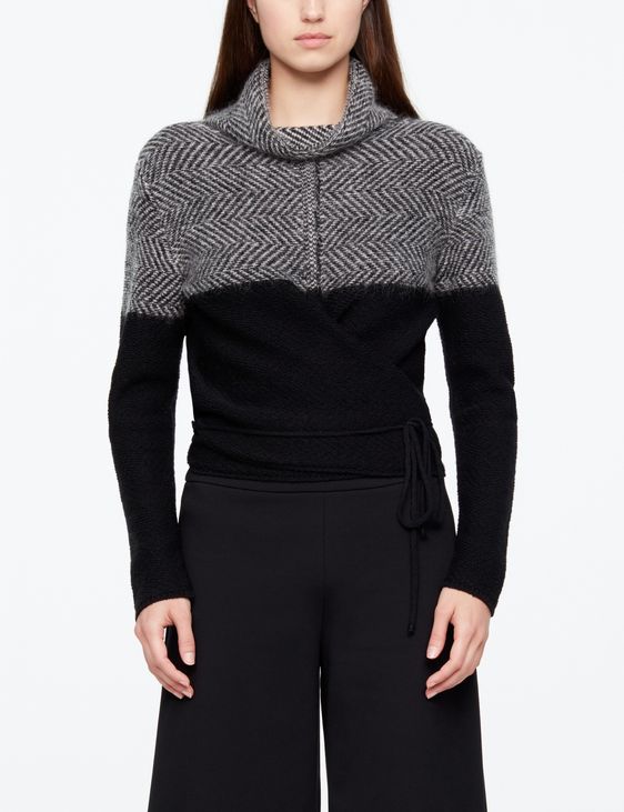 Sarah Pacini PULL COURT - CHEVRONS