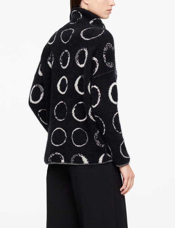 Sarah Pacini LANGER PULLOVER - KREISMOTIV