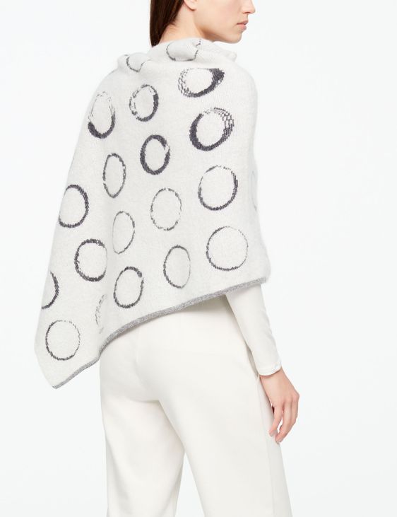 Sarah Pacini PONCHO - CIRKELMOTIEF