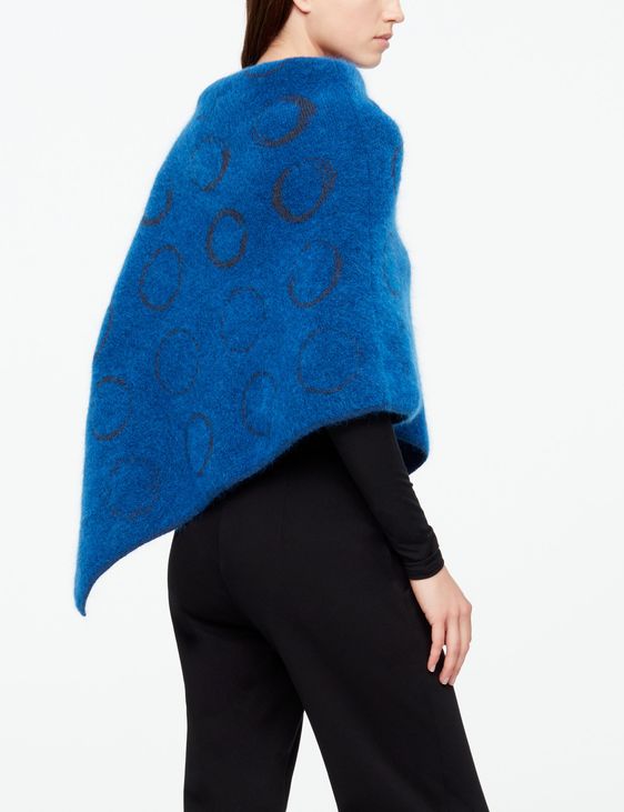 Sarah Pacini PONCHO - CIRKELMOTIEF