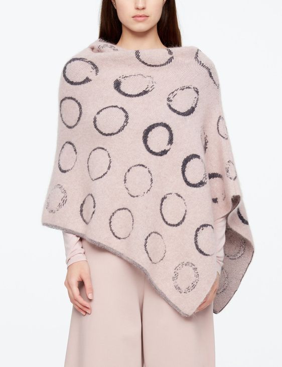 Sarah Pacini PONCHO - KREIS-MOTIV