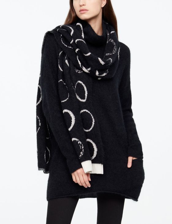 Sarah Pacini SCARF - CIRCLE MOTIF