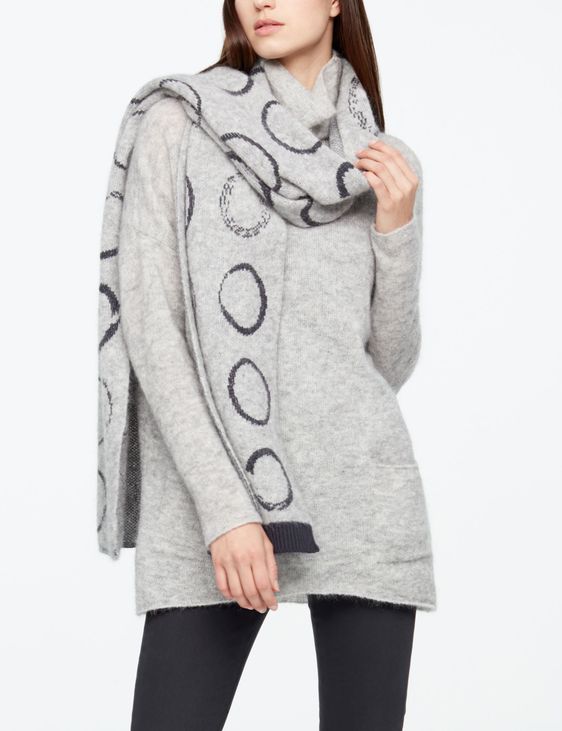 Sarah Pacini SCARF - CIRCLE MOTIF