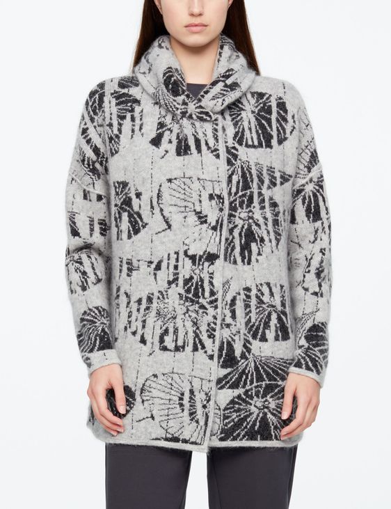 Sarah Pacini LONG CARDIGAN - OMBRELLES