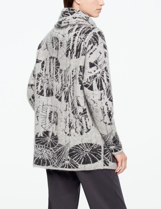 Sarah Pacini LONG CARDIGAN - OMBRELLES