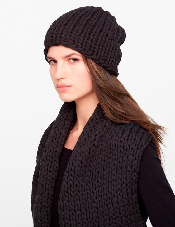Sarah Pacini COTTON KNIT CAP