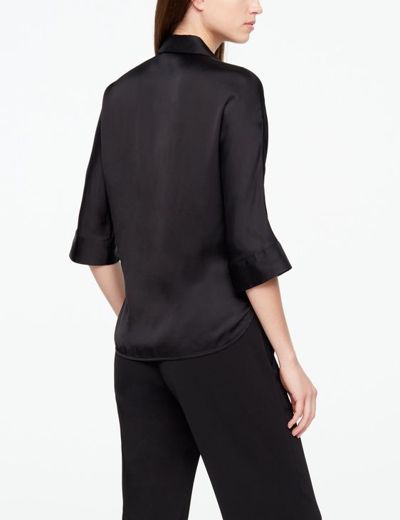 Sarah Pacini SHIRT - SATIN EFFEKT