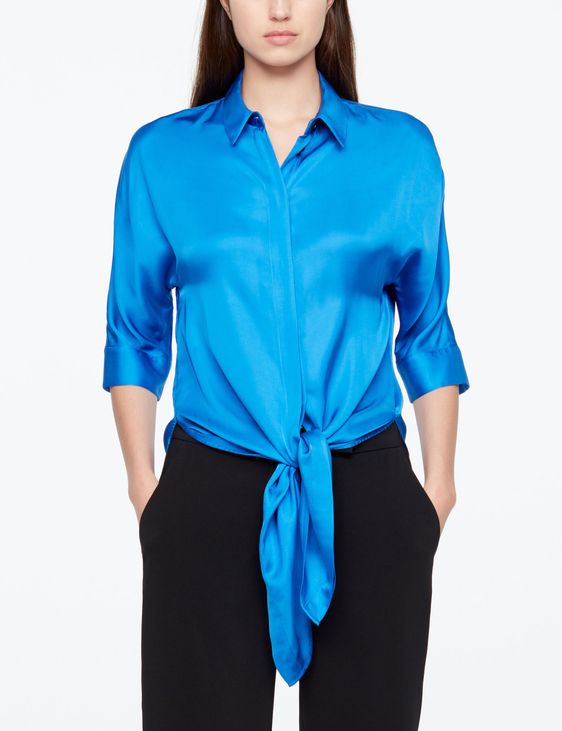 Sarah Pacini SHIRT - SATIN FEEL