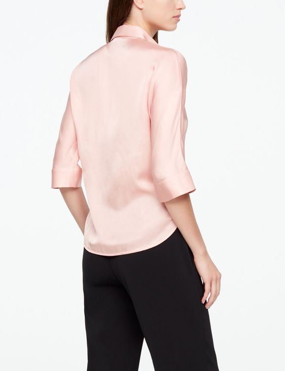 Sarah Pacini SHIRT - SATIN EFFEKT