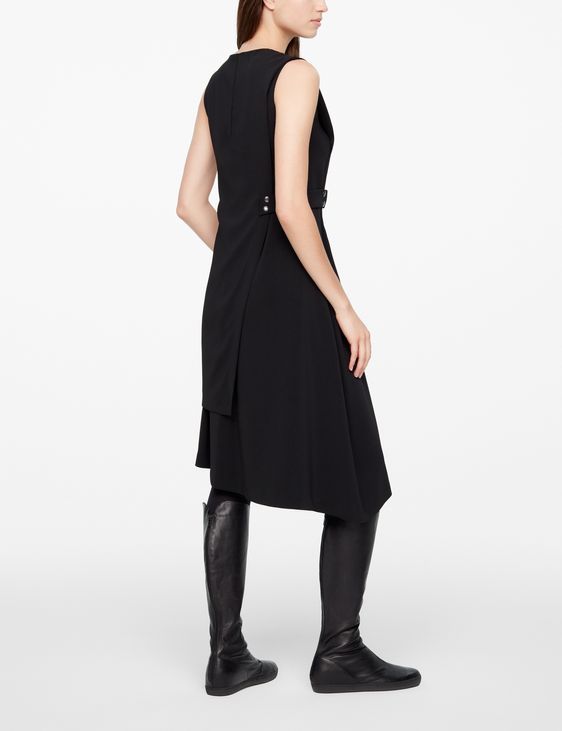 Sarah Pacini PANEL KLEID - KREPP