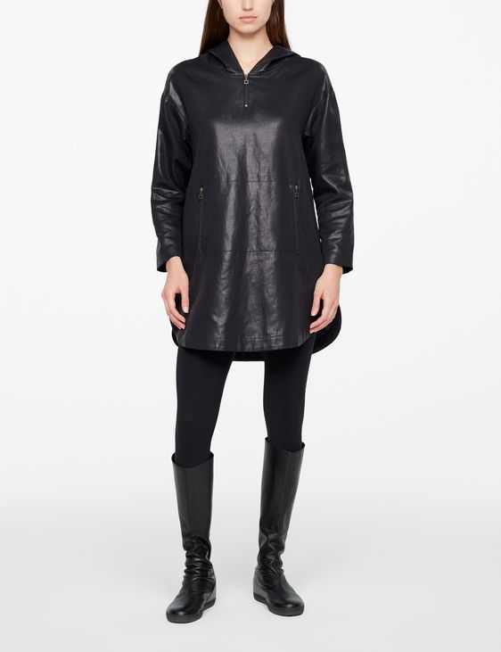 Sarah Pacini KLEID - LEDERSCHIMMER