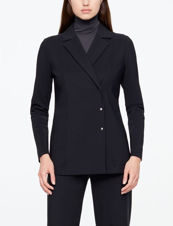 Sarah Pacini VESTE LONGUE - MATIÈRE TECHNO