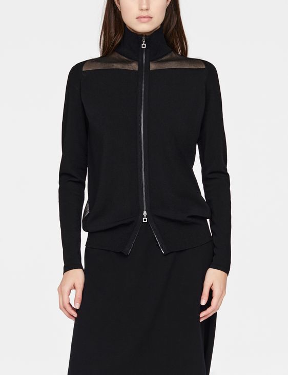 Sarah Pacini Cardigan - dos translucide