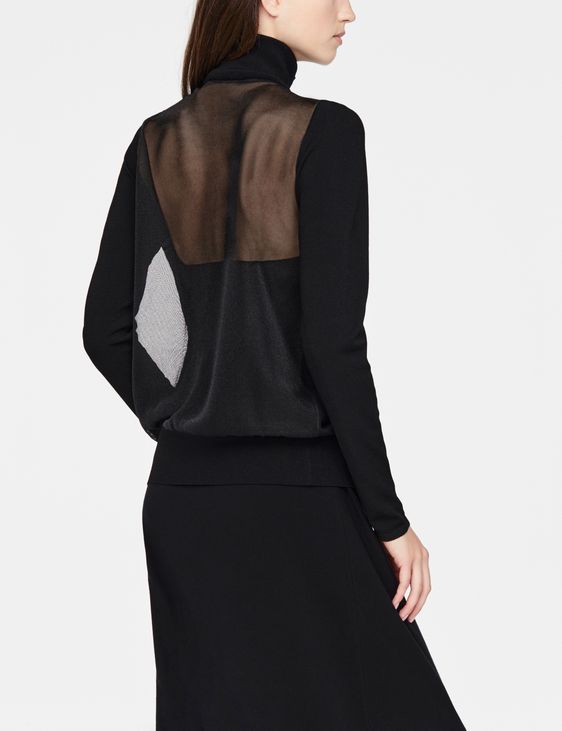Sarah Pacini Cardigan - dos translucide